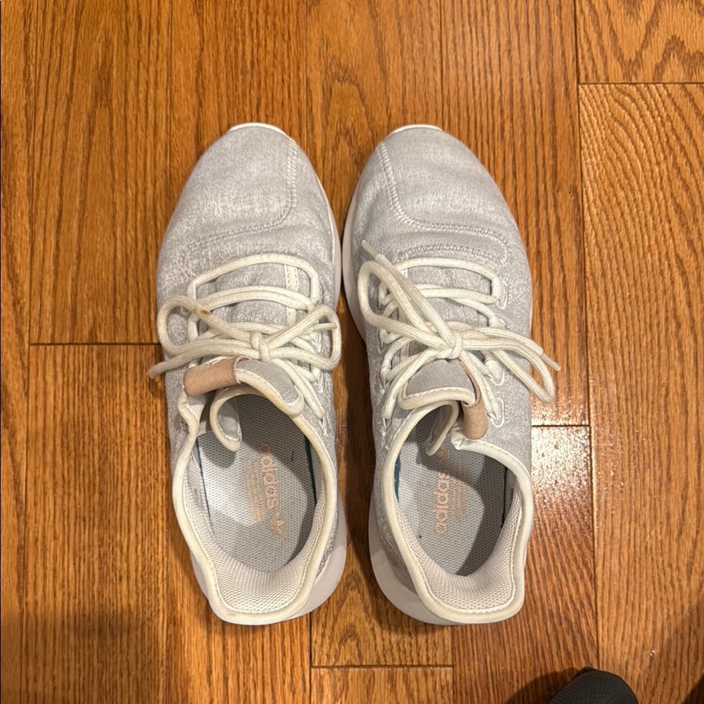 Adidas Gray Sneakers Comfortable Casual Design